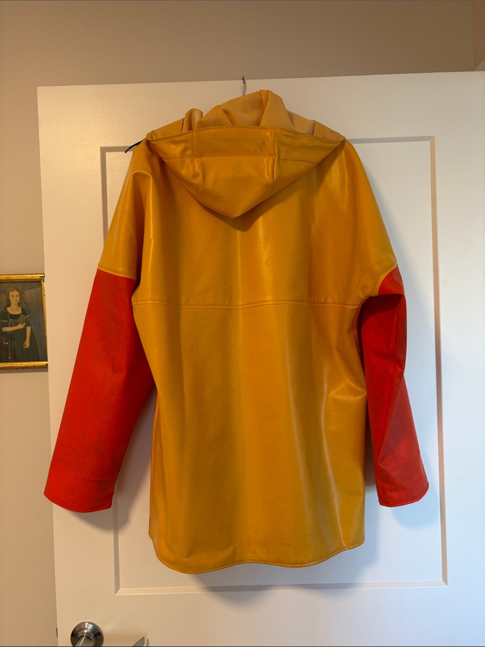 Guy Cotten Yellow & Red Waterproof Work Jacket. See measurements for size. - Picture 2 of 6